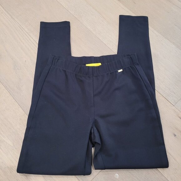 EUC ST. JOHN "The Best Leggings" Yellow Label Black Pants Women's sz P/S - Picture 1 of 7